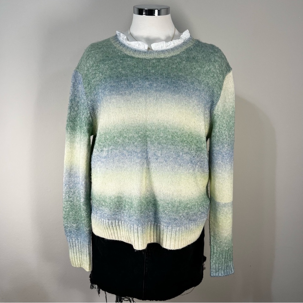 J. Crew Crewneck Sweater Women’s M Soft Pastel Tones